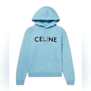 Celine homme hoodie in cotton fleece